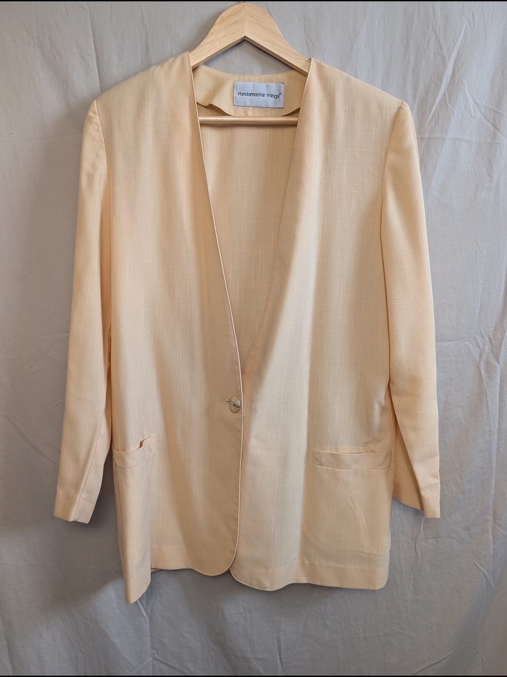 Vintage Fundamentals Things Single-Button Blazer